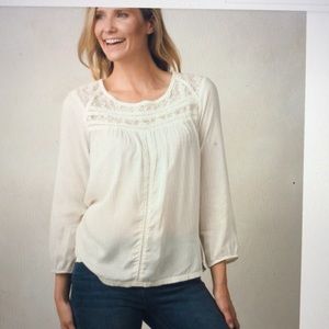 Prana Robyn top. Winter white. Xs nwt
